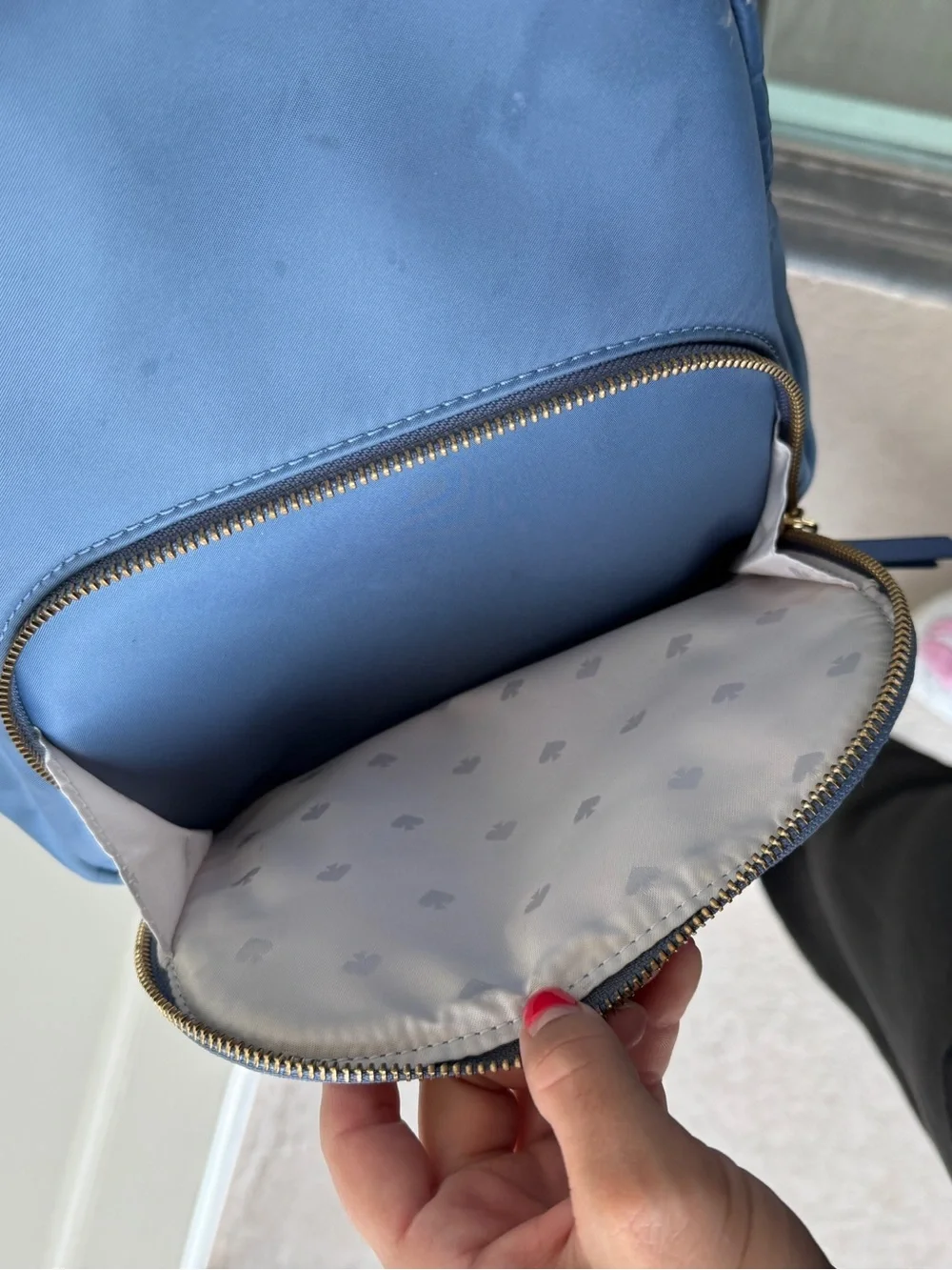 kate spade Blue Nylon Mini Backpack